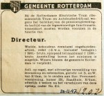 19471120 Advertentie Directeur RET