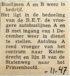 19471130 Buslijnen A en B weer in bedrijf