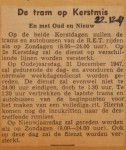 19471222-De-tram-op-Kerstmis, Verzameling Hans Kaper