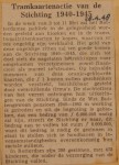 19480428-Tramkaartenactie-1940-1945, Verzameling Hans Kaper