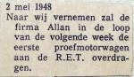 19480502 Volgende week overdacht Allan-rijtuig