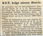 19481231 RET krijgt nieuwe directie