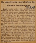 19490831-Elektrische-installaties-nieuwe-tramwagens, Verzameling Hans Kaper