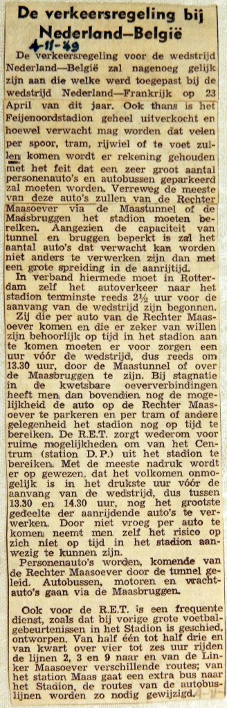 19491104 Verkeersregeling Nederland-Belgie