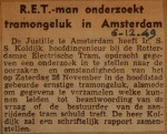 19491206-RET-onderzoekt-tramongeluk-Amsterdam, Verzameling Hans Kaper
