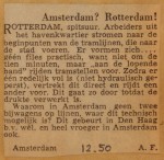 19501201-Amsterdam-Rotterdam, Verzameling Hans Kaper