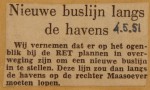 19510504-Nieuwe-buslijn-langs-de-havens, Verzameling Hans Kaper