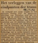 19521126-Verlegging-eindpunt-Schiedam, Verzameling Hans Kaper