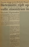 19551123-Bietenauto-rijdt-stoomtram-in, Verzameling Hans Kaper