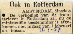 19570111 Ook in Rotterdam hogere tarieven