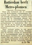 19580912 Rotterdam heeft metro-plannen