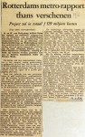 19590214 Rotterdams metro-rapport verschenen