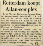 19590310 Rotterdam koopt Allan-complex