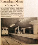 19610222 Rotterdamse Metro een op een