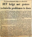 19641011 Grote technische problemen voor RET