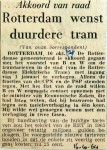 19641016 Rotterdam wenst duurdere tram