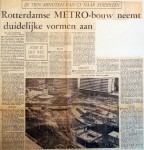 19650201 Rotterdamse metrobouw neemt duidelijke vormen aan