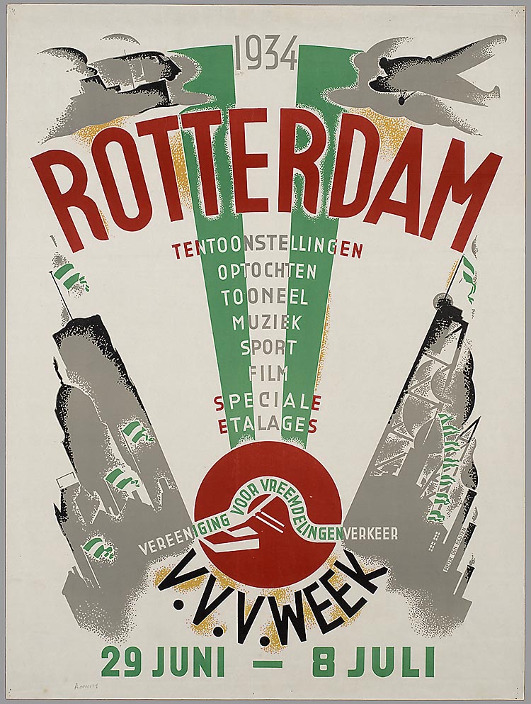 Affiche VVV feestweek 1934