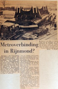 19660401 Metroverbinding in Rijnmond