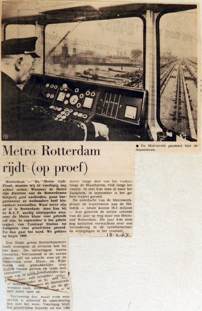 19670218 Metro rijdt op proef