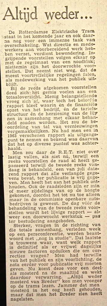 19670420 Altijd weder. (De Tijd)