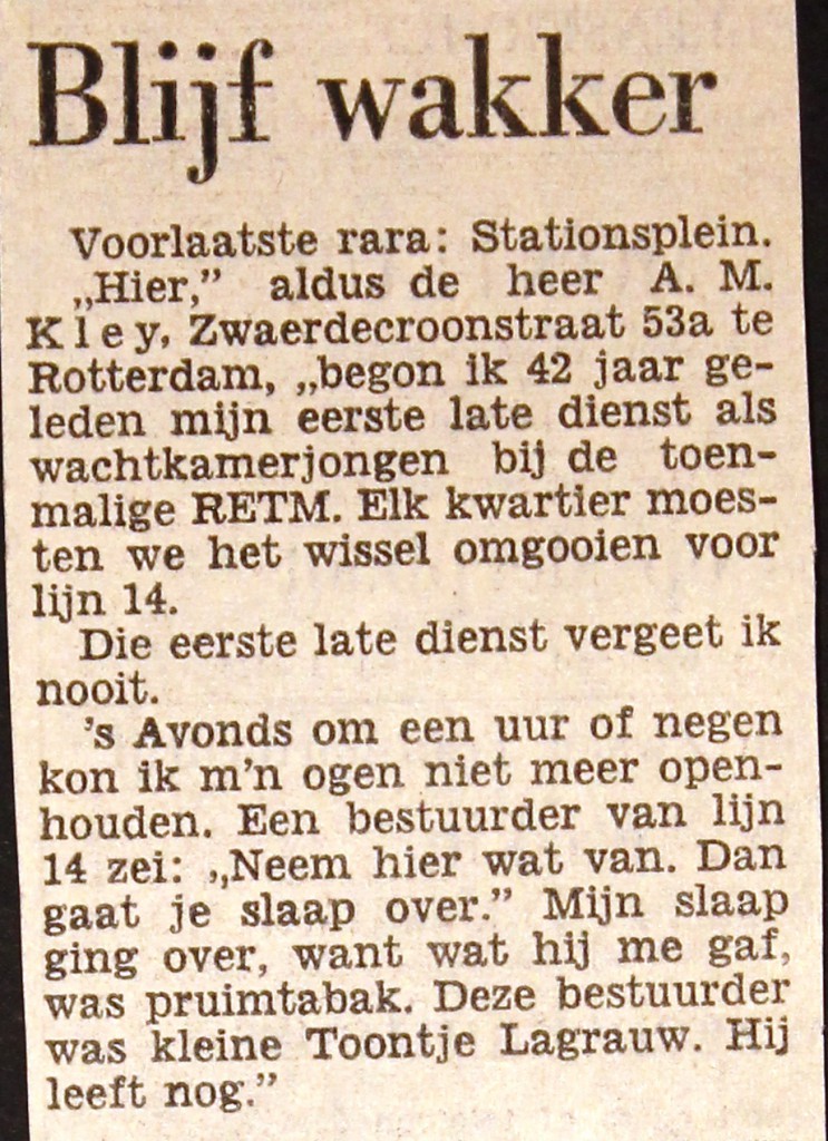 19670828 Blijf wakker. (HVV)