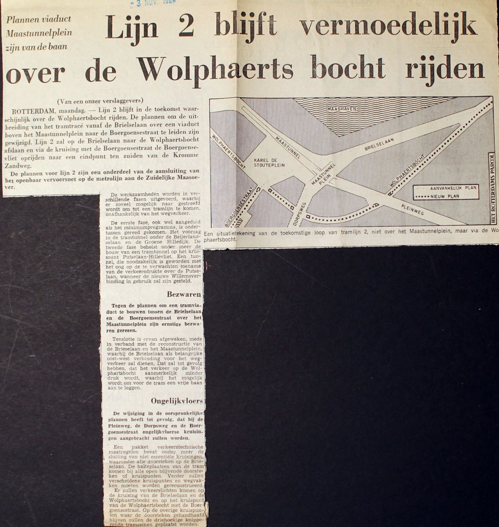 19671103 Lijn 2 blijft op Wolphaertsbocht.