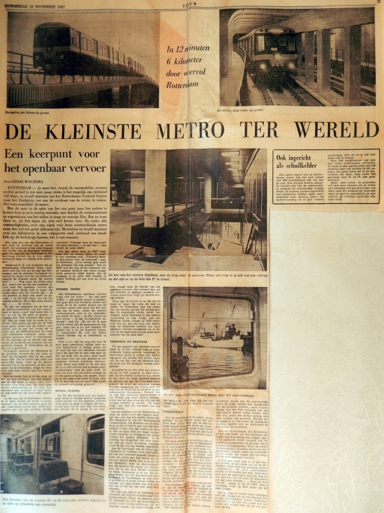 19671116 De kleinste metro ter wereld