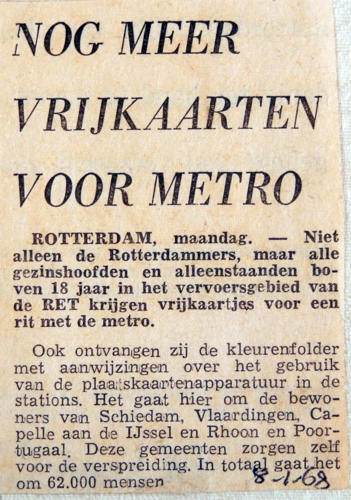 19680108 Nog meer vrijkaarten voor de metro