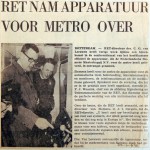 19680123 RET nam apparatuur voor metro over