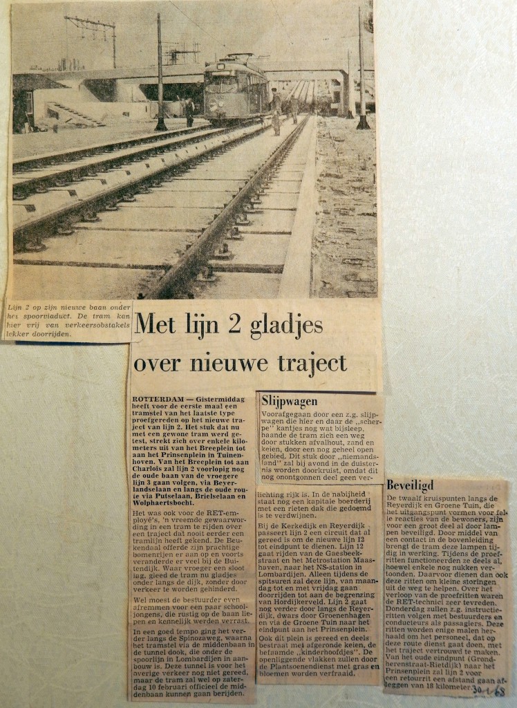 19680130 Lijn 2 gladjes over nieuw traject