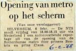 19680206 Opening van Metro op het scherm