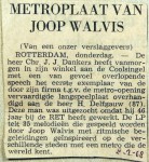 19680208 Metro-plaat van Joop Walvis