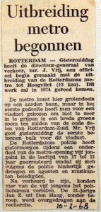 19680210 Uitbreiding metro begonnen