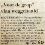 19680210 Voor de grap vlag weggehaald