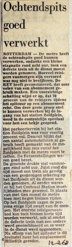 19680212 Ochtendspits goed verwerkt