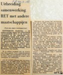 19680229 Uitbreiding samenwerking RET met andere maatschappijen