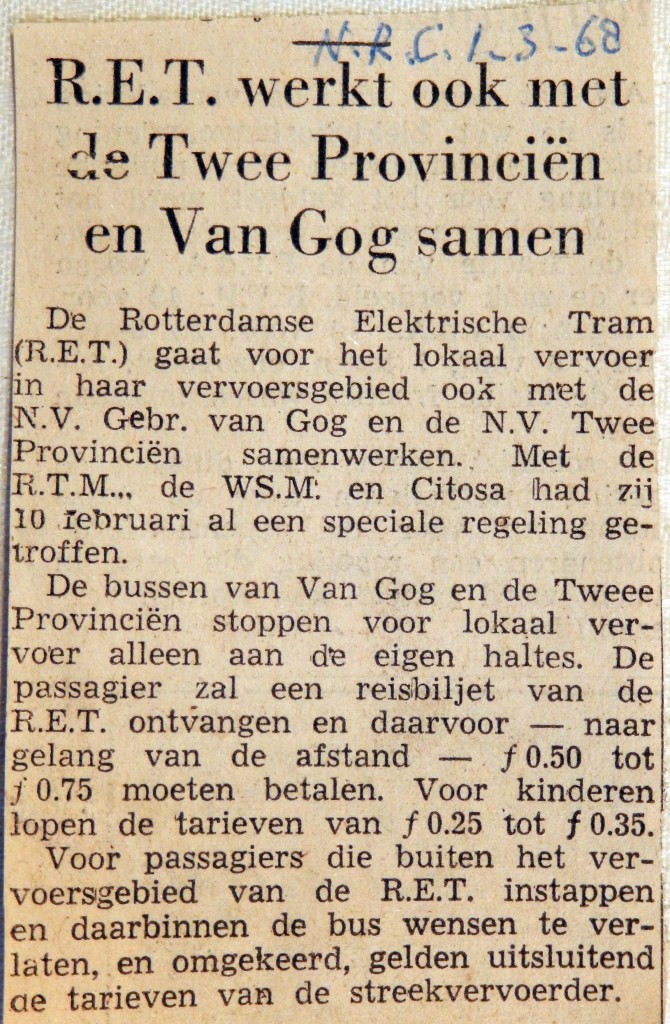 19680301 RET werkt ook met Van Gog en TP samen (NRC)