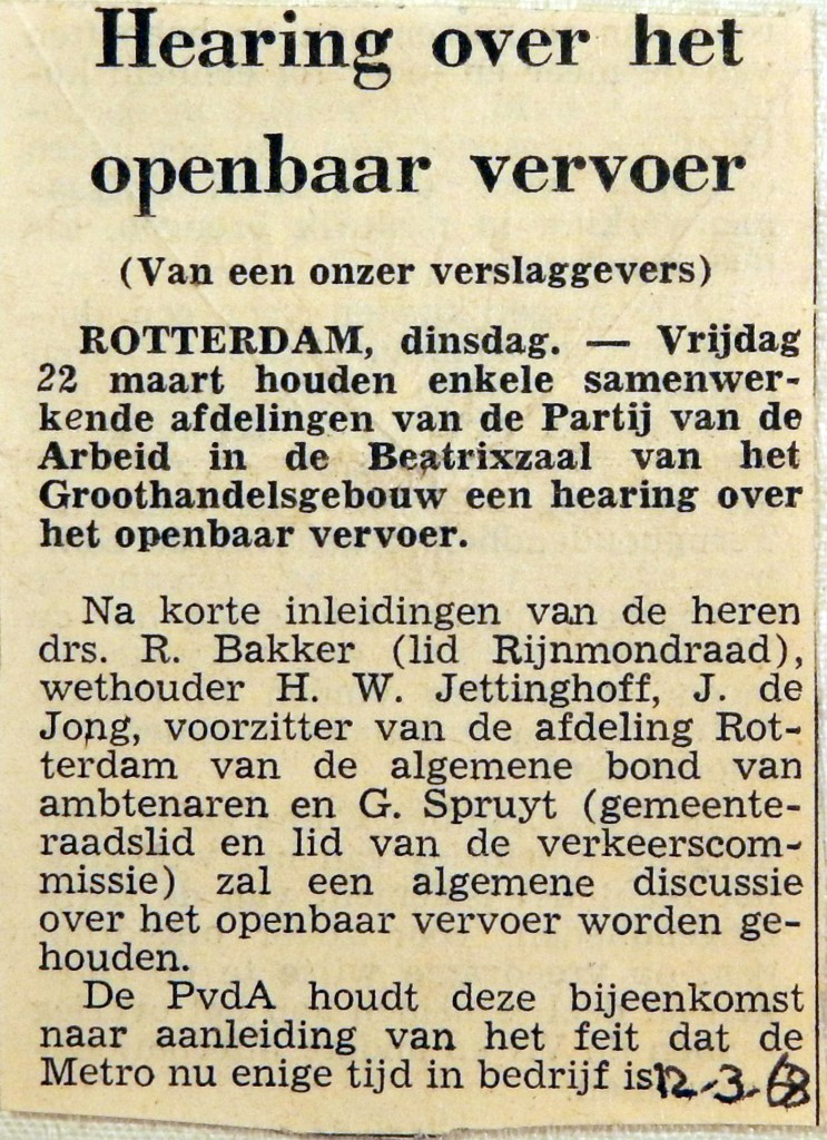 19680312 Hearing over het openbaar vervoer