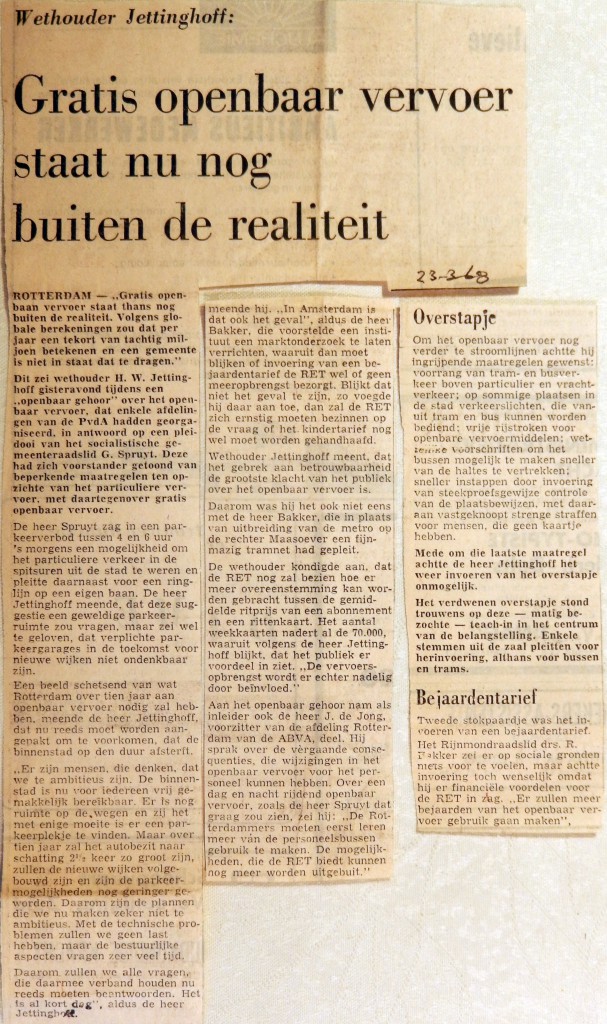 19680323 Gratis openbaar vervoer buiten realiteit