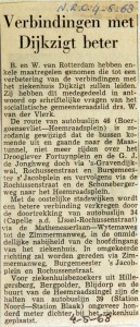 19680504 Verbindingen met Dijkzigt beter (NRC)