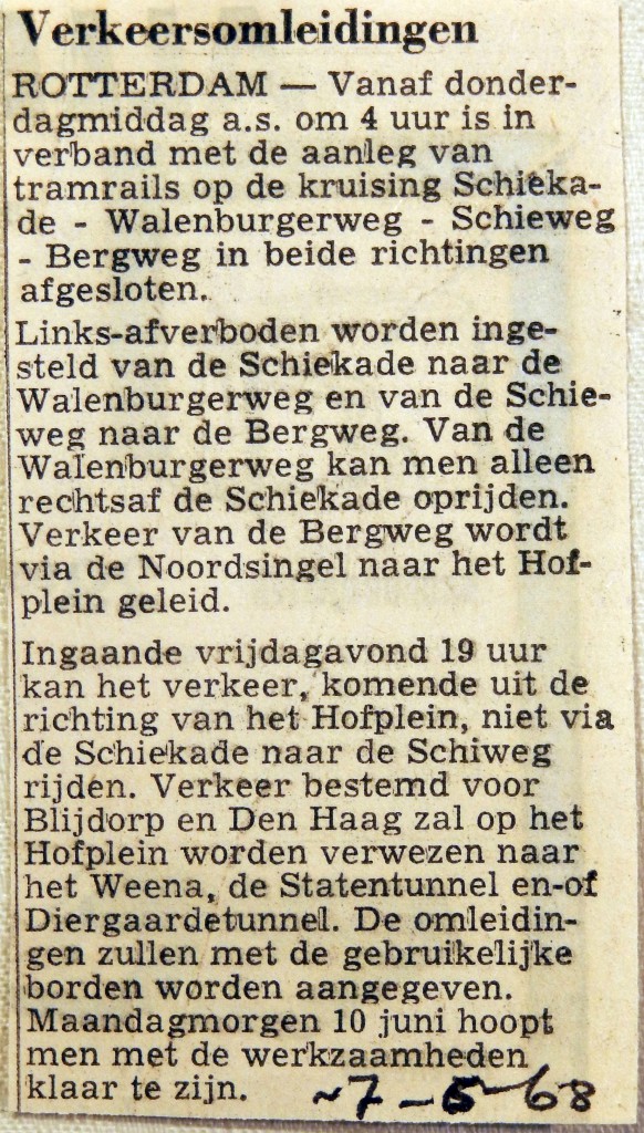 19680607 Verkeersomleidingen