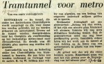 19680617 Tramtunnel voor metro