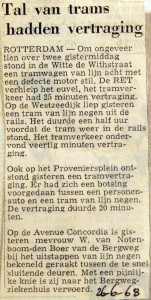 19680626 Tal van trams hadden vertraging