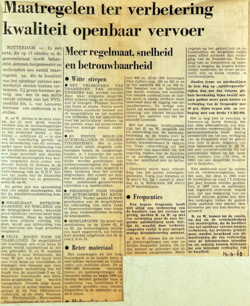 19680814 Maatregelen ter verbetering openbaar vervoer