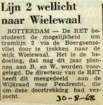 19680830 Lijn 2 wellicht naar Wielewaal