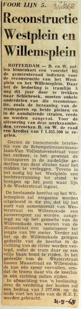 19680831 Reconstructie Westplein en WIllemsplein (RN)