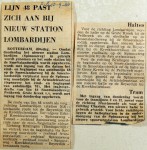 19680910 Lijn 48 past zich aan bij nieuw station Lombardijen