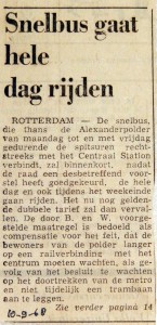 19680910 Snelbus gaat hele dag rijden