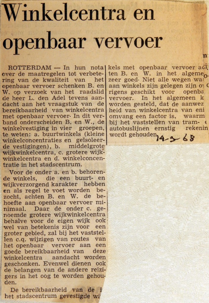 19680914 Winkelcentra en openbaar vervoer